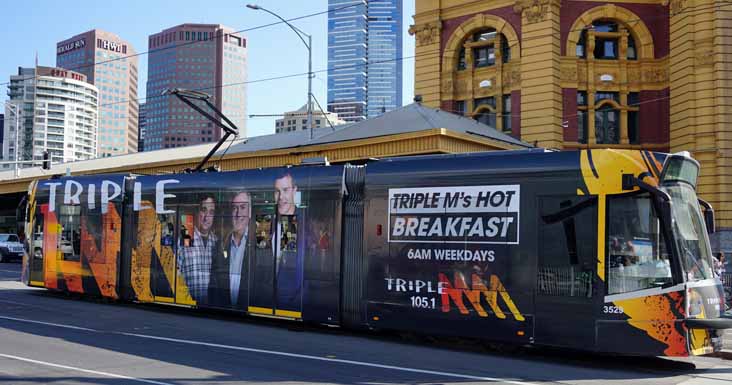 Yarra Trams Siemens Combino 3529 Triple M